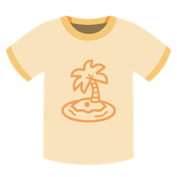 Desert island and T-shirt