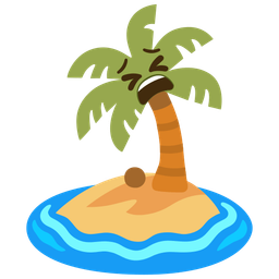 Desert island and Tired face