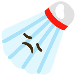 disappointed face and badminton