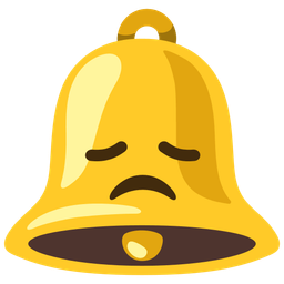 disappointed face and bell