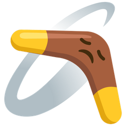 disappointed face and boomerang