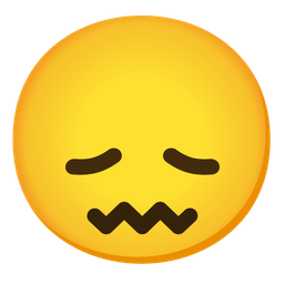 disappointed face and confounded face