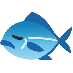 disappointed face and fish