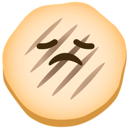 disappointed face and flatbread