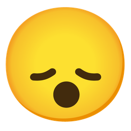 disappointed face and hushed face