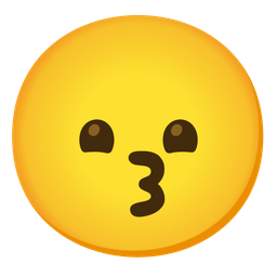 Disappointed face and Kissing face