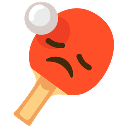 disappointed face and ping pong