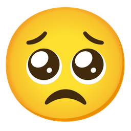 disappointed face and pleading face