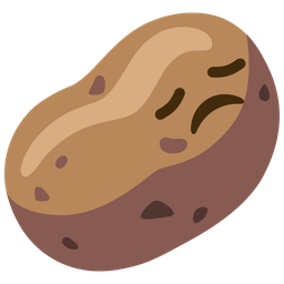 disappointed face and potato