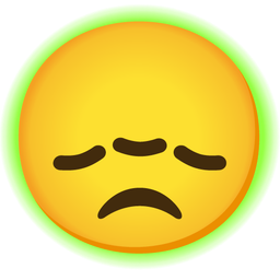 disappointed face and radioactive