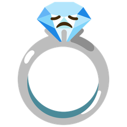 disappointed face and ring