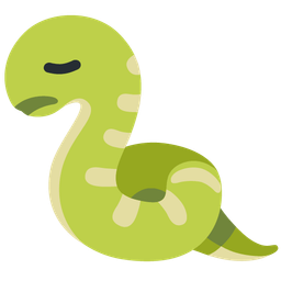 disappointed face and snake