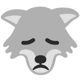 disappointed face and wolf
