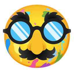 disguised face and artist palette