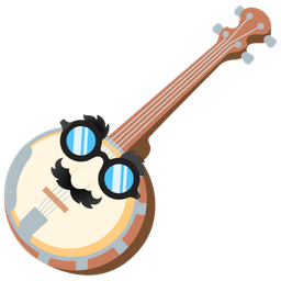 disguised face and banjo