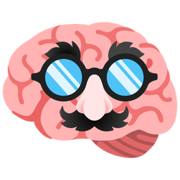 disguised face and brain