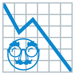 Disguised face and Chart decreasing
