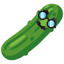 Disguised face and Cucumber