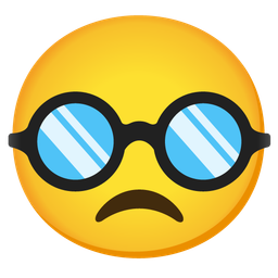 disguised face and disappointed face