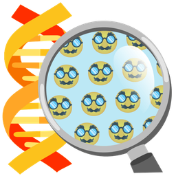 Disguised face and Dna