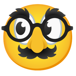 disguised face and eyes