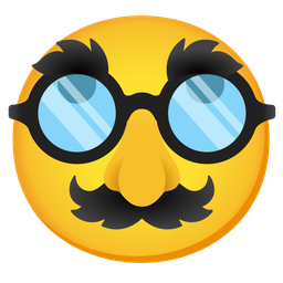 disguised face and face with rolling eyes