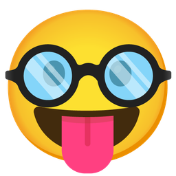 Disguised face and Face with tongue