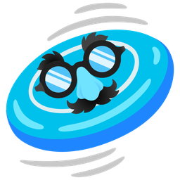 Disguised face and Flying disc