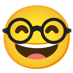 Disguised face and Grinning face with smiling eyes