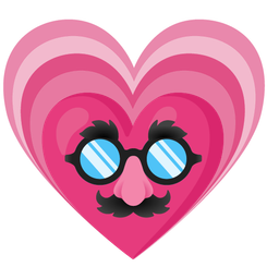 disguised face and growing heart