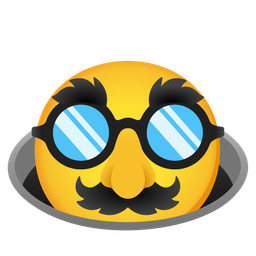 disguised face and hole