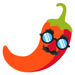 Disguised face and Hot pepper