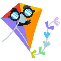 Disguised face and Kite