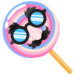 Disguised face and Lollipop