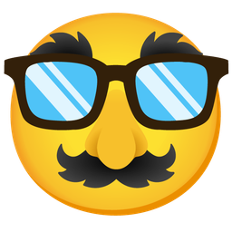 disguised face and nerd face