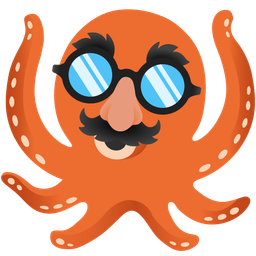 disguised face and octopus