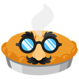 Disguised face and Pie