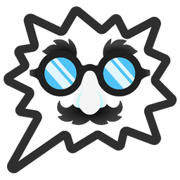 disguised face and right anger bubble