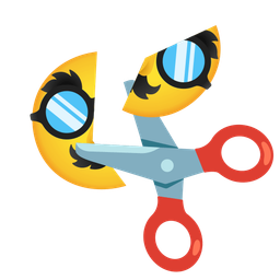 Disguised face and Scissors