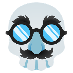 disguised face and skull