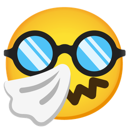 disguised face and sneezing face