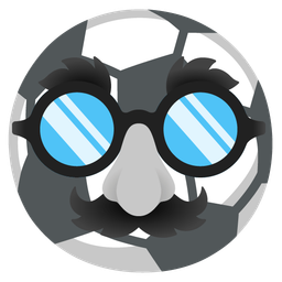 disguised face and soccer ball