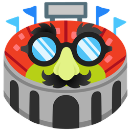 disguised face and stadium