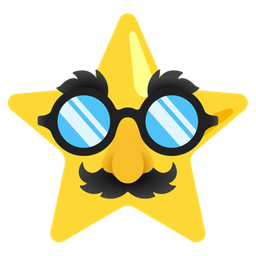 disguised face and star