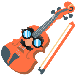 disguised face and violin