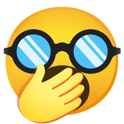 disguised face and yawning face