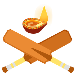 diya lamp and cricket game