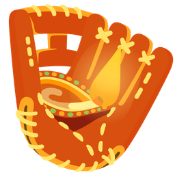 diya lamp and softball