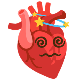 dizzy and anatomical heart