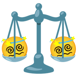 dizzy and balance scale